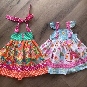 Set of 2, 18 month Eleanor Rose Dresses
